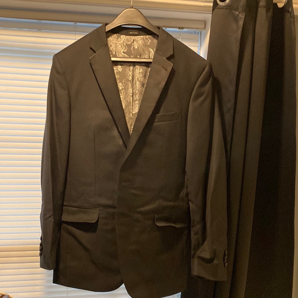Joseph Abboud Custom 3 piece black tuxedo, worn once. $200 or best offer